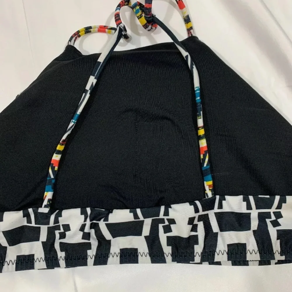 NWT $68 Becca Primitive Journey High Neck Bikini Top [SZ Large‎ ]